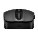 HP 690 QI-Charging wireless mouse with rechargeable battery black - (7M1D4AA)