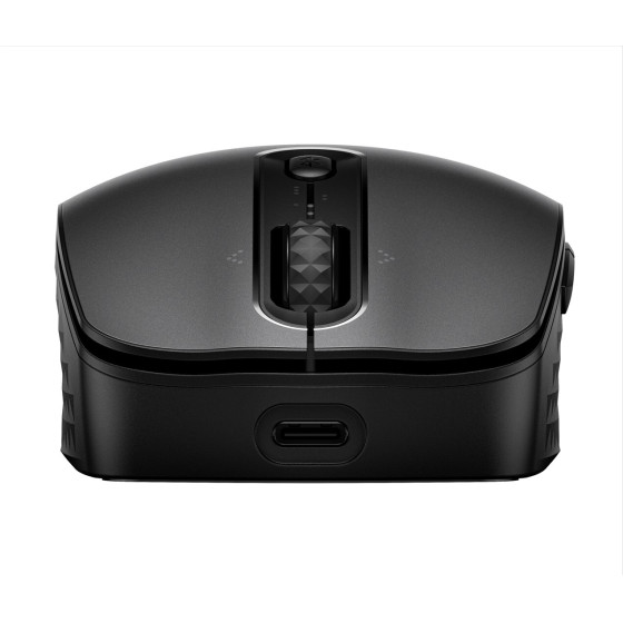 HP 690 QI-Charging wireless mouse with rechargeable battery black - (7M1D4AA)