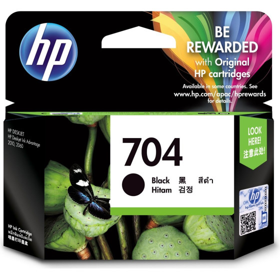 HP 704 Original Black 1 pc(s) - (CN692AE)