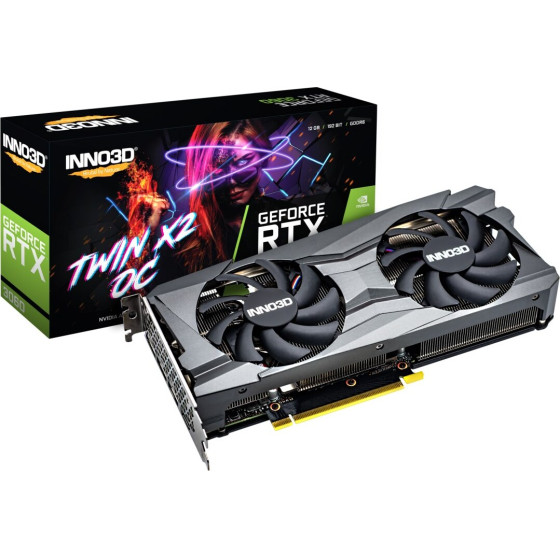 INNO3D GEFORCE RTX 3060 TWIN X2 OC NVIDIA 12 GB GDDR6 - (N30602-12D6X-11902120H)