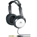 JVC HA-RX500-E Headphones Wired Head-band Music Black, White - (HAR-X500E)