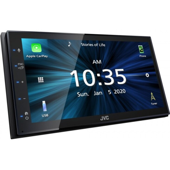 JVC KW-M560BT car media receiver Black 200 W Bluetooth - (KWM-560BT)