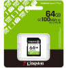 Kingston Technology 64GB SDXC Canvas Select Plus Gen3 100MB/s C10 UHS-I U1 V10 - (SDS3/64GB)