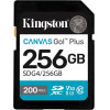 Kingston Technology Canvas Go! Plus 256GB SDXC Canvas Go Plus Gen4 200MB/s C10 UHS-I U3 V30 - (SDG4/256GB)