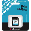 Kingston Technology Canvas Go! Plus 64GB SDXC Canvas Go Plus Gen4 200MB/s C10 UHS-I U3 V30 - (SDG4/64GB)