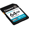 Kingston Technology Canvas Go! Plus 64GB SDXC Canvas Go Plus Gen4 200MB/s C10 UHS-I U3 V30 - (SDG4/64GB)