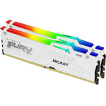 Kingston Technology FURY Beast 32GB 6000MT/s DDR5 CL36 DIMM (Kit of 2) White RGB EXPO - (KF560C36BWE2AK2-32)