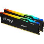Kingston Technology FURY Beast 64GB 5600MT/s DDR5 CL36 DIMM (Kit of 2) RGB EXPO - (KF556C36BBEAK2-64)