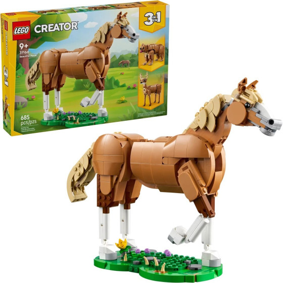 Lego CREATOR 3 IN 1 Beautiful Horse - (31166)