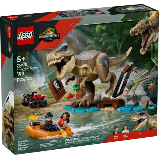Lego JURASSIC WORLD T-Rex River Escape - (76975)