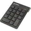 Manhattan Numeric Keypad, Wireless (2.4GHz), USB-A Micro Receiver, 18 Full Size Keys, Black, Membrane Key Switches, Auto Power Management, Range 10m, AAA Battery (included), Windows and Mac, Three Year Warranty - (178846)