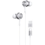 Maxell XC1 USB-C wired headphones with USB-A adapter white - (MAXELL XC1 WHITE)