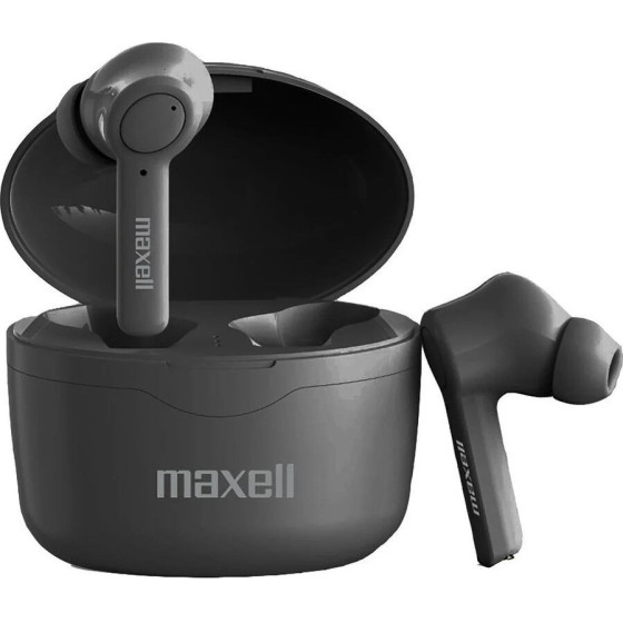 Maxell Wireless Bluetooth In-Ear Headphones with Charging Case Black - (BASS 13 SYNC UP)