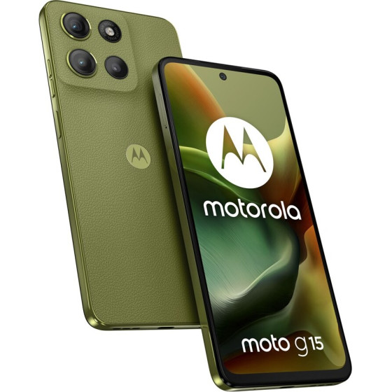 Motorola moto g15 17.1 cm (6.72'') Dual SIM Android 15 4G USB Type-C 8 GB 128 GB 5200 mAh Green - (PB6E0016PL)