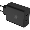 Motorola TurboPower 125W Duo Charger Universal Black AC Fast charging Indoor - (PG38C06632)