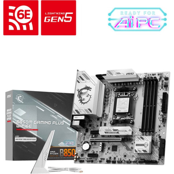 MSI AMD B850 Socket AM5 micro ATX - (B850M GAMING PLUS WIFI6E)