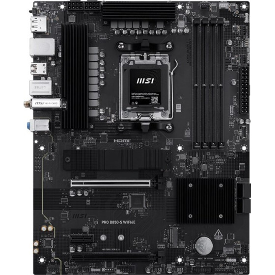 MSI motherboard AMD B850 Socket AM5 ATX - (PRO B850-S WIFI6E)