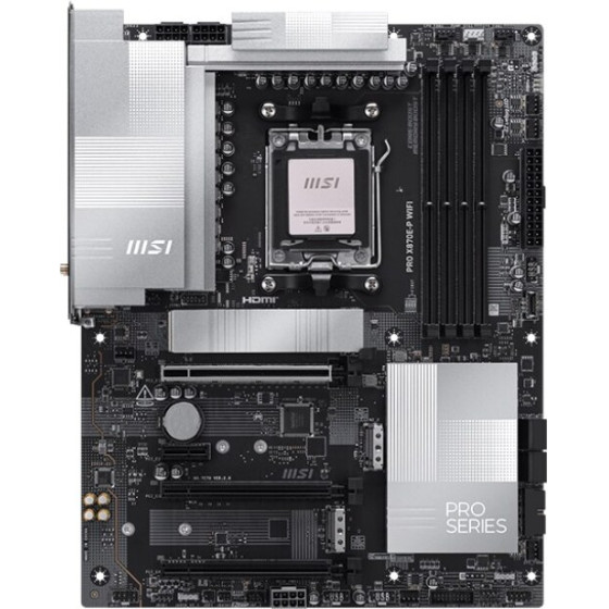 MSI motherboard AMD X870E Socket AM5 ATX - (PRO X870E-P WIFI)