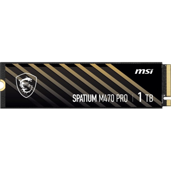 MSI Spatium M470 PRO PCIe 4.0 NVMe M.2 1TB PCI Express 4.0 3D NAND - (S78-440L0J0-P83)