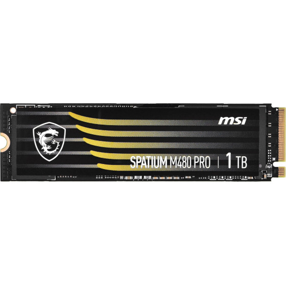 MSI SPATIUM M480 PRO PCIe 4.0 NVMe M.2 1TB PCI Express 4.0 3D NAND - (S78-440L1G0-P83)