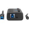 NATEC HUB USB 3.0 MANTIS 2 4-PORTS WITH SWITCH+POWER SUPPLY - (NHU-1557)