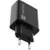 NATEC MAINS CHARGER RIBERA USB-A 18W BLACK - (NUC-2058)