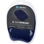 NATEC MOUSE PAD CHIPMUNK NAVY BLUE 230X200MM MEMOR - (NPF-2181)