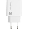 NATEC NETWORK CHARGER RIBERA USB-A 18W WHITE - (NUC-2057)