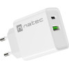 NATEC NETWORK CHARGER RIBERA USB-A+USB-C 20W PD - (NUC-2061)
