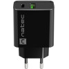 NATEC NETWORK CHARGER RIBERA USB-A+USB-C 20W PD - (NUC-2062)