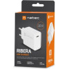 NATEC NETWORK CHARGER RIBERA USB-C 20W PD WHITE - (NUC-2059)