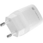 NATEC RIBERA GAN CHARGER 1X USB-A + 1X USB-C 30W WHITE - (NUC-2140)