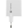 NATEC RIBERA GAN CHARGER 1x USB-A + 1x USB-C 65W WHITE - (NUC-2144)