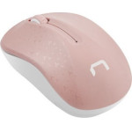 NATEC Wireless Mouse Toucan Pink & White 1600DPI - (NMY-1652)