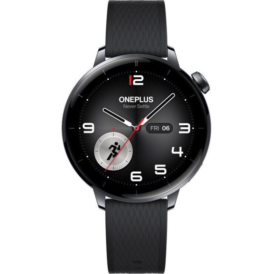 OnePlus Watch 3 43mm 3.35 cm (1.32'') AMOLED Digital 466 x 466 pixels Touchscreen Black, Titanium Wi-Fi GPS (satellite)