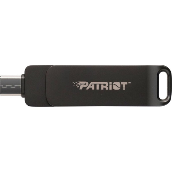 Patriot Flashdrive Rage R550 1TB 100 MB/S USB A+C Swivel Design Black - (PE1TR550DSAD)