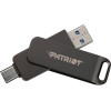 Patriot Flashdrive Rage R550 1TB 100 MB/S USB A+C Swivel Design Black - (PE1TR550DSAD)