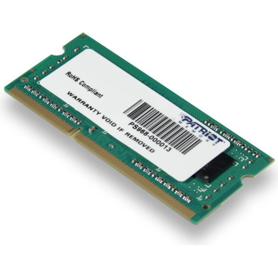 Patriot Memory 4GB DDR3-1600 memory module 1 x 4 GB 1600 MHz - (PSD34G160081S)