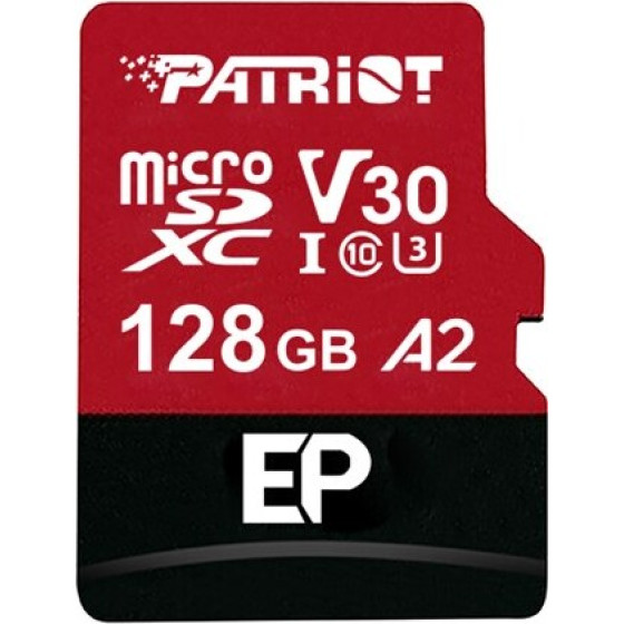 Patriot Memory EP A2 memory card 128 GB MicroSDXC V30 U3 Class 10 - (PEF128GEP32MCX)