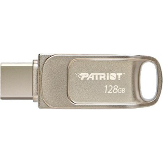 Patriot Memory Tab T560 128GB USB flash drive Dual USB 120MB/s Silver - (PS128GT560DS5D)