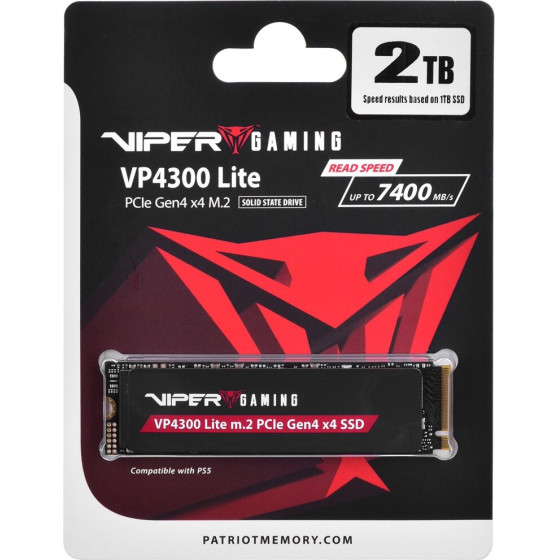 Patriot Memory VP4300 Lite 2 TB M.2 PCI Express 4.0 NVMe - (VP4300L2TBM28H)