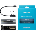 Patriot SSD enclosure MEMORY TXD M.2 NVME 1.3 up to 8TB Grey - (PV810UPNGM)