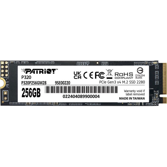 Patriot SSD VIPER P320 M.2 PCI-Ex4 NVMe 256GB 2.2GB/S - (P320P256GM28)