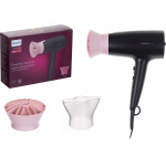 Philips hair dryer 2100 W Black, Pink - (BHD350/10)