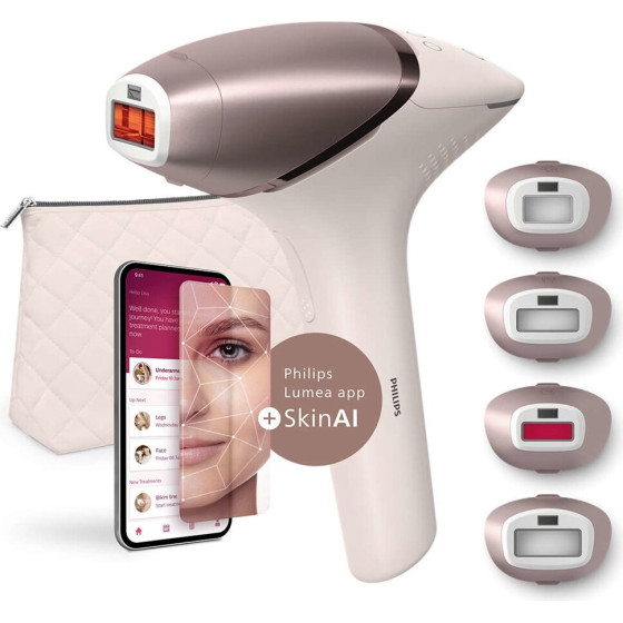 Philips light hair remover Intense pulsed light (IPL) Pink gold - (BRI977/00)