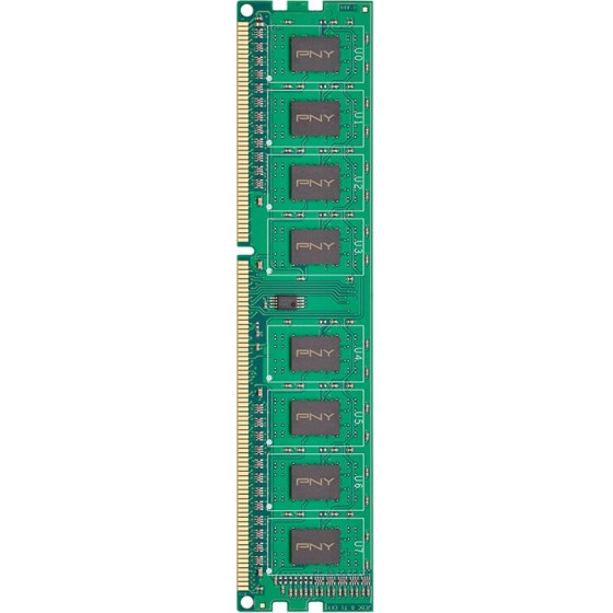 PNY 8GB PC3-12800 1600MHz DDR3 memory module 1 x 8 GB - (MD8GSD31600-SI)