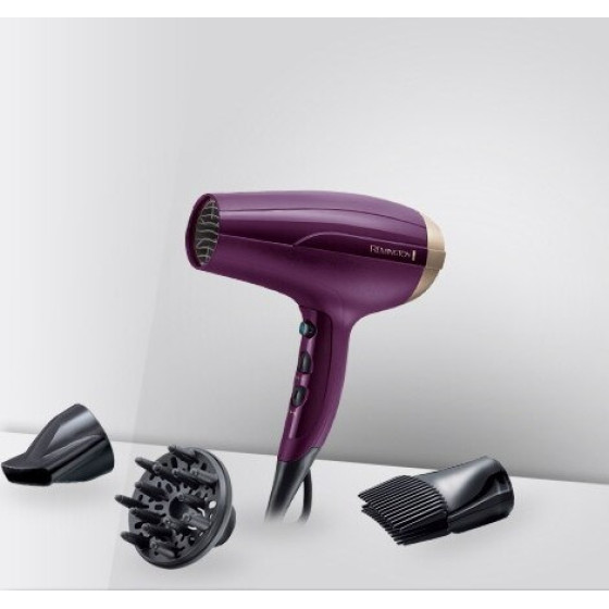 REMINGTON hair dryer 2300 W Purple - (D5219)