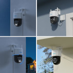 reolink TrackMix Series - 4K Outdoor Camera, Dual View, Auto-Zoom Tracking, 2.4/5Ghz Wi-Fi, Color Night Vision - (W760)