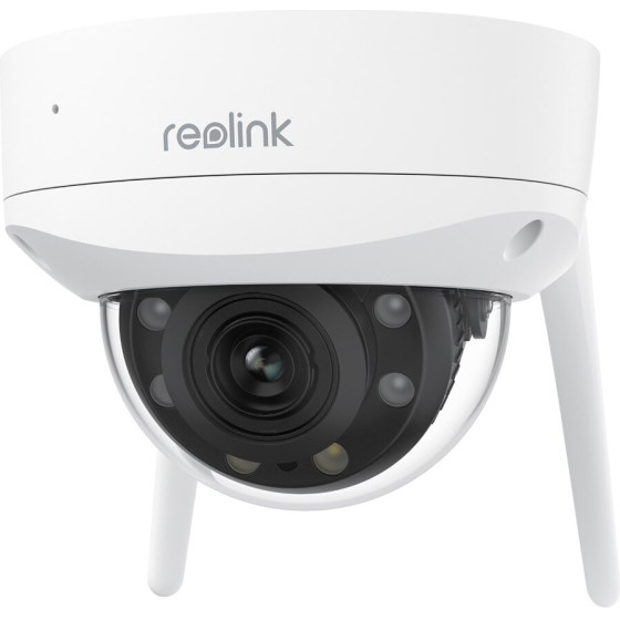 reolink W437 - 4K Wi-Fi 6 Security Camera, IK10 Vandal-Proof, 5X Optical Zoom, 2.4/5 GHz Wi-Fi, Color Night Vision - (WC843WAD4K01)