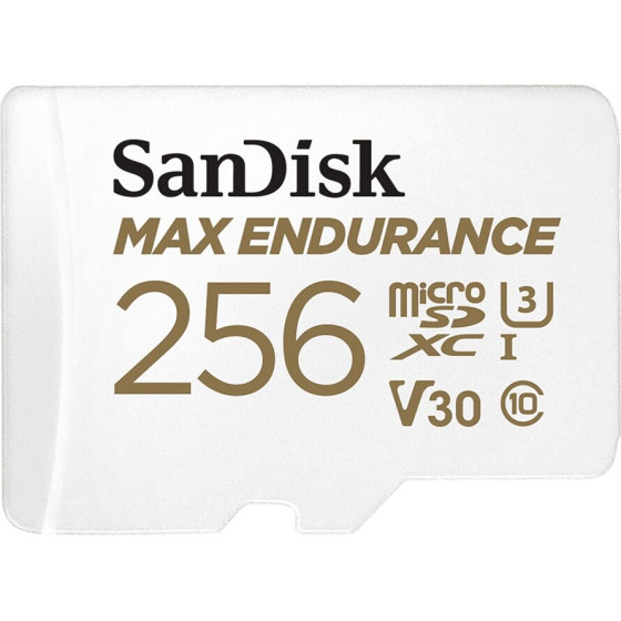 SanDisk MAX ENDURANCE 256 GB MicroSDXC UHS-I Class 10 - (SDSQQVR-256G-GN6IA)